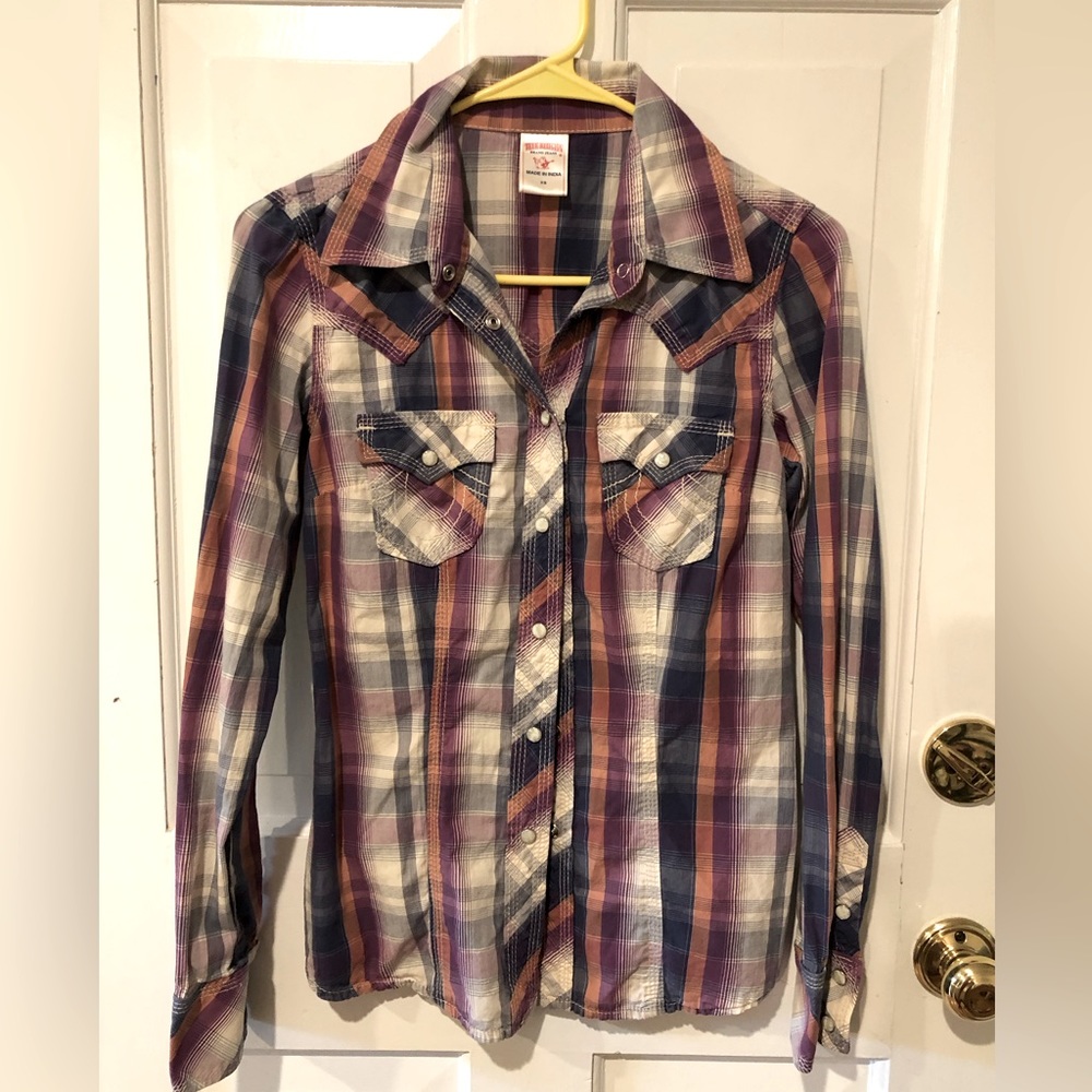 True Religion Button Down, size XS